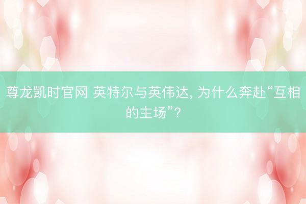 尊龙凯时官网 英特尔与英伟达， 为什么奔赴“互相的主场”?