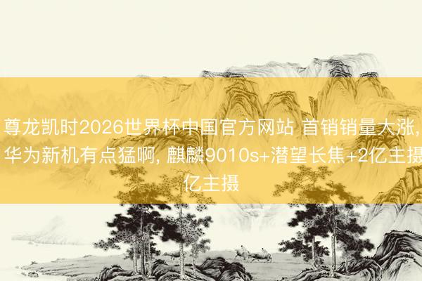 尊龙凯时2026世界杯中国官方网站 首销销量大涨， 华为新机有点猛啊， 麒麟9010s+潜望长焦+2亿主摄